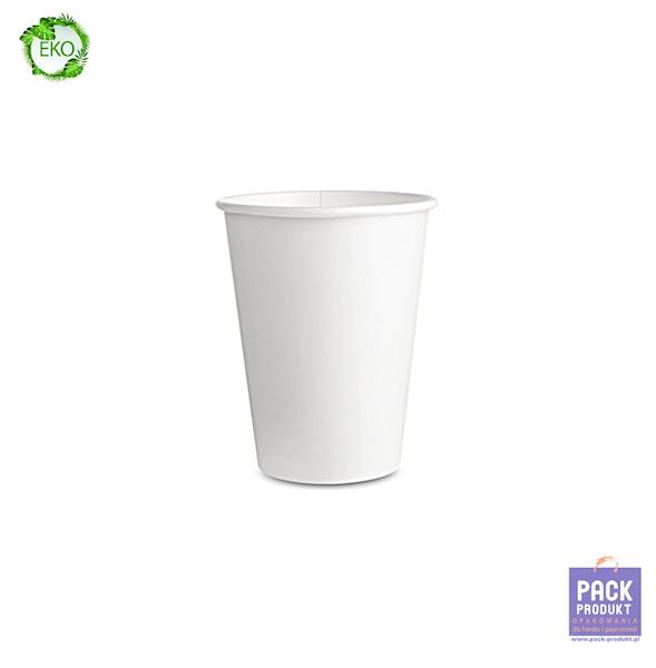 KUBEK 100% PAPIER BIAŁY 300ML FI80 A'70