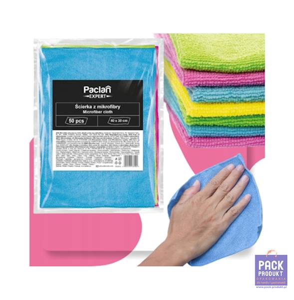 ŚCIERKA MIKROFIBRA PACLAN 30X40cm A'1 LUZ