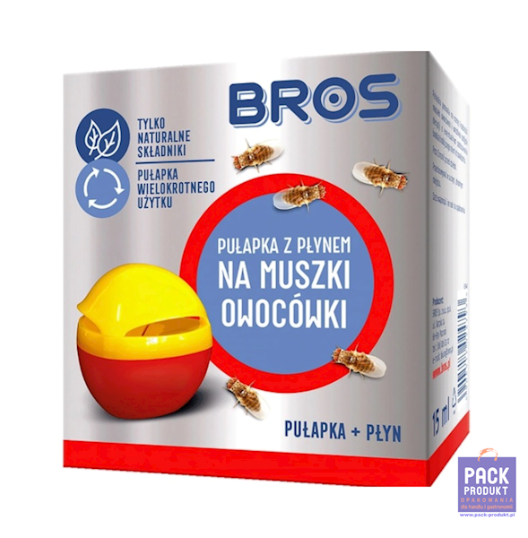BROS PUŁAPKA Z PŁYNEM NA MUSZKI OWOCÓWKI