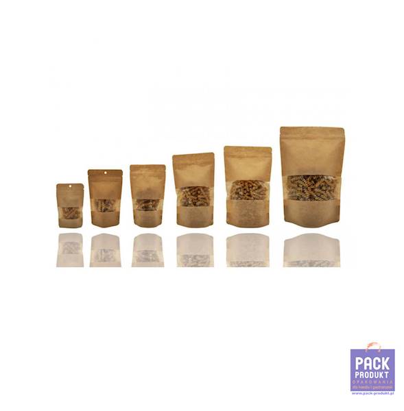 DOYPACK papierowy z okienkiem 100ml A'100