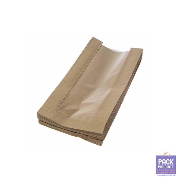 TORBA FAŁDOWA SZARA 100x60x240 A'250 z okienkiem 