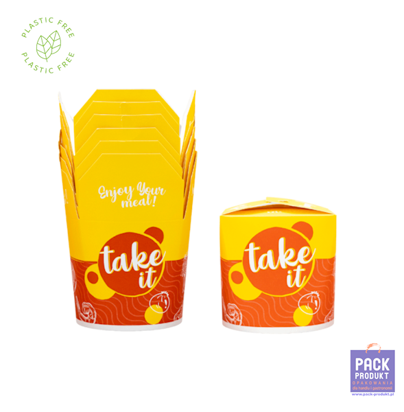 FOOD BOX 500 ml 50szt WD - TAKE IT (bez plastiku)