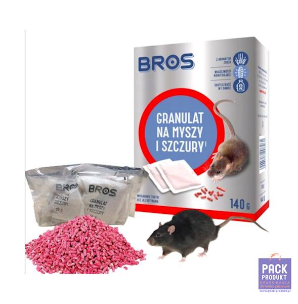 BROS PŁATKI NA MYSZY I SZCZURY 1KG.