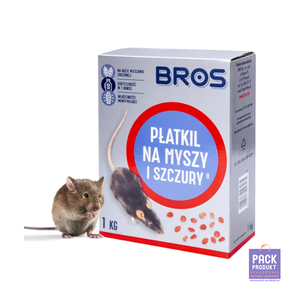 BROS PŁATKI NA MYSZY I SZCZURY 1KG