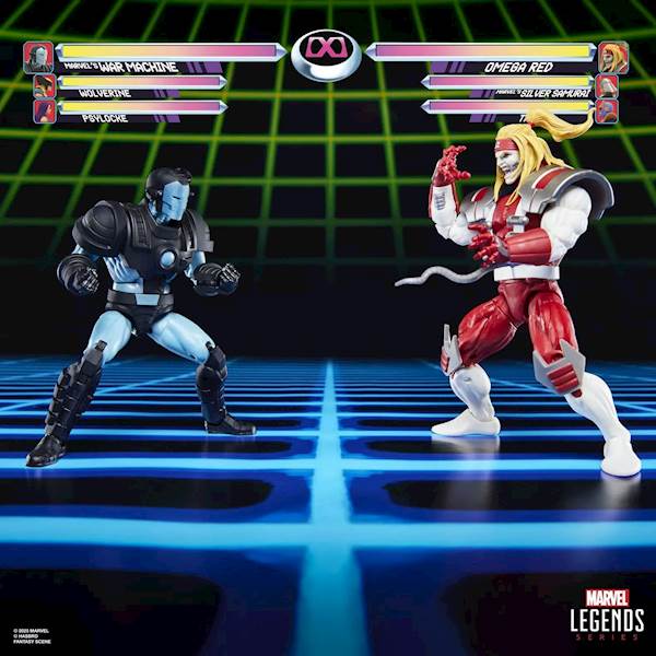 Gamerverse: Marvel's War Machine vs Marvel's Omega Red 15cm