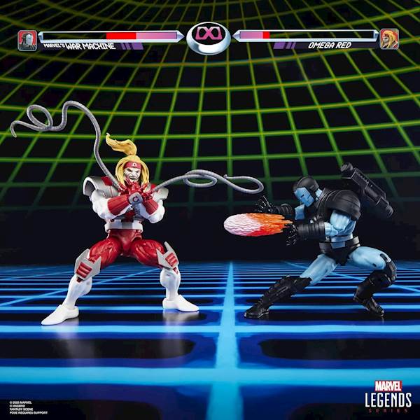 Gamerverse: Marvel's War Machine vs Marvel's Omega Red 15cm