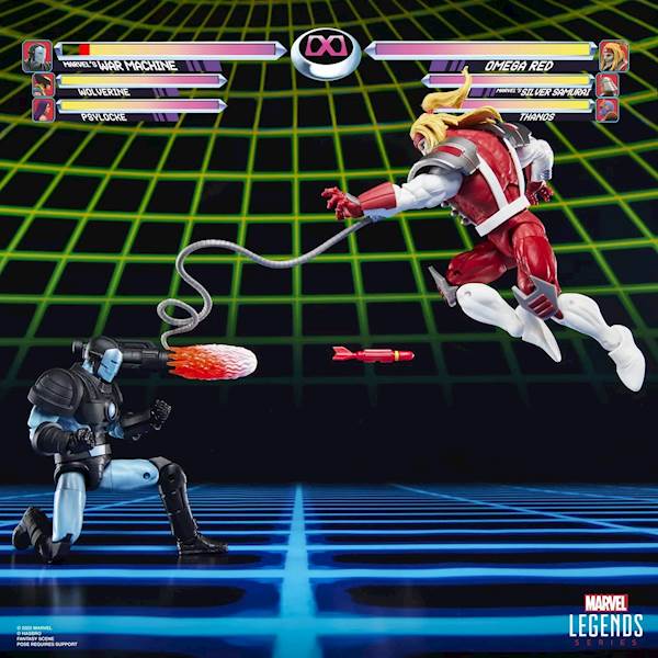 Gamerverse: Marvel's War Machine vs Marvel's Omega Red 15cm