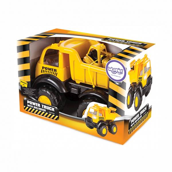 [OUTLET] WOOPIE Zestaw POWER Wywrotka + Koparka 2w1