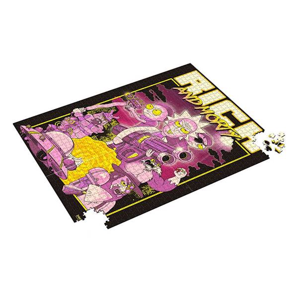 Puzzle Rick and Morty - Retro Plakat 1000