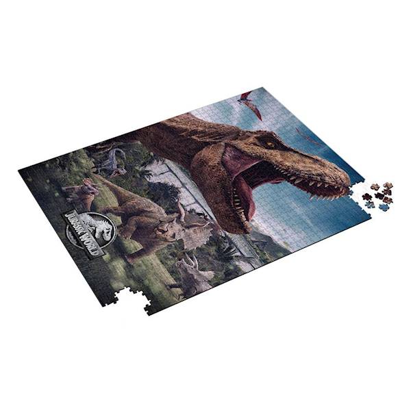 Puzzle Park Jurajski Plakat Rex (1000 elementów)