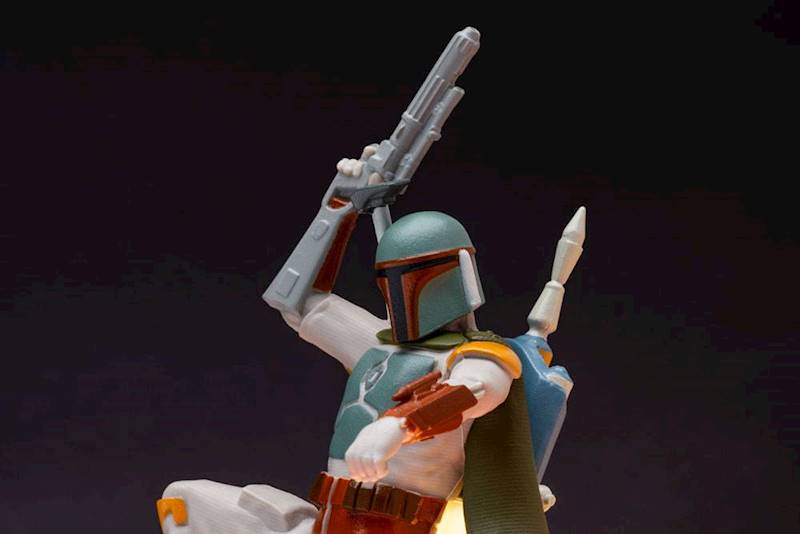 Star Wars: Boba Fett Diorama z oświetleniem 31 cm
