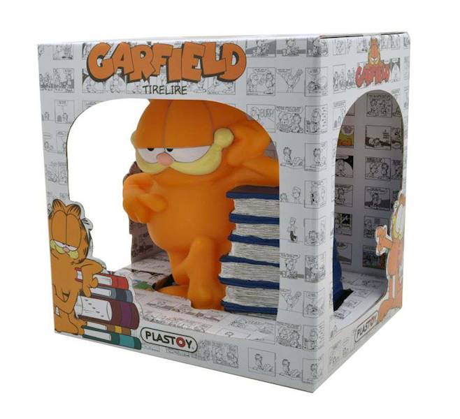 Skarbonka Garfield Stos Książek 22cm