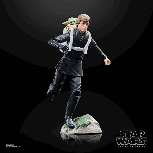 Luke Skywalker & Grogu - Star Wars: The Book of Boba Fett Black Series 15 cm