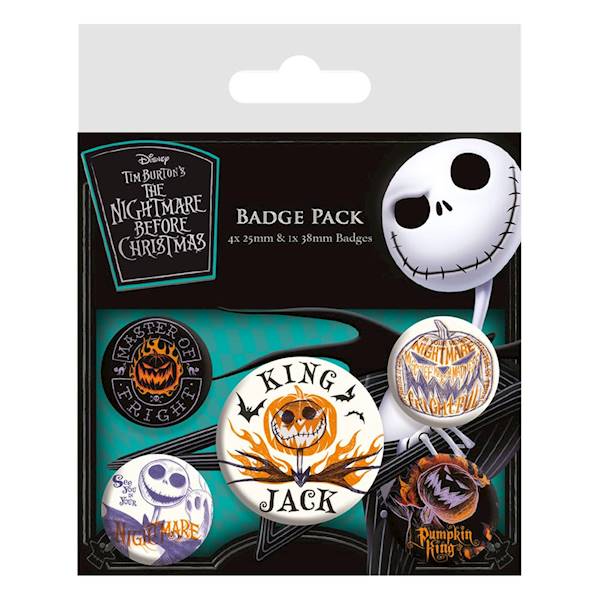 Przypinki Nightmare before Christmas 5-Pak