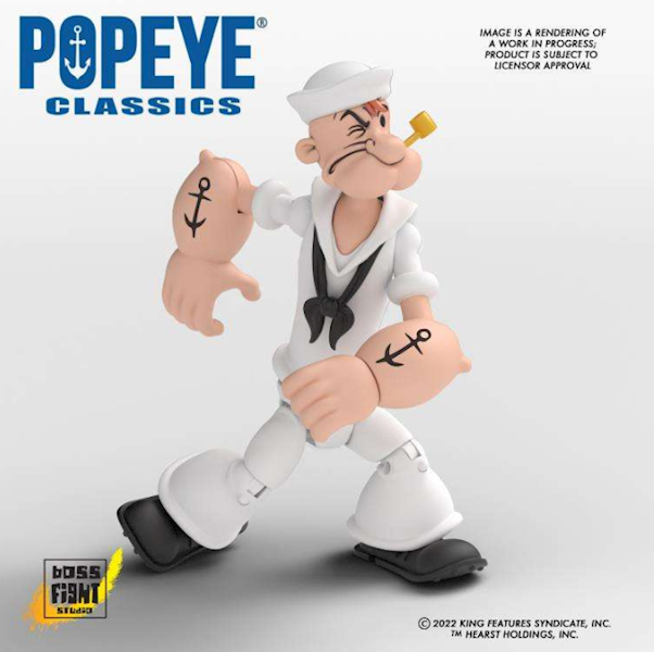 Popeye Wave 2 - Popeye White Suit 15cm