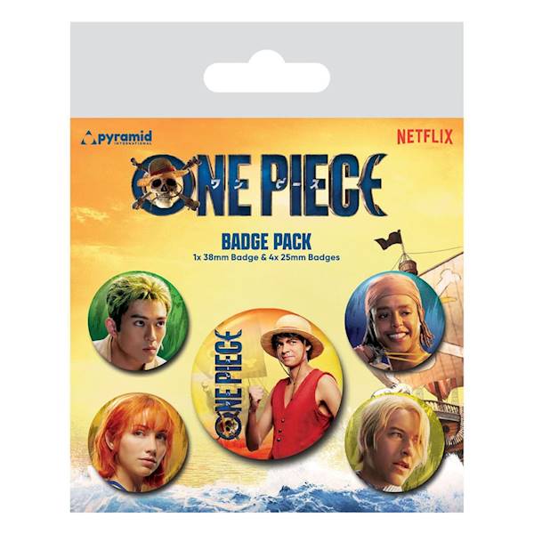 Przypinki One Piece: 5-Pac The Straw Hats