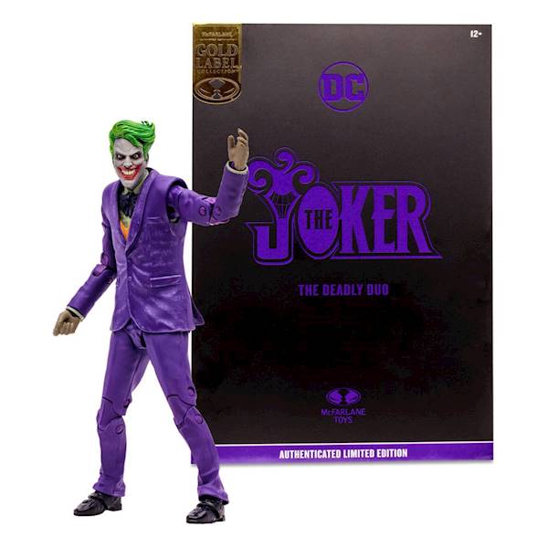 The Joker (Gold Label) - Batman & The Joker: The Deadly Duo DC Multiverse 18 cm