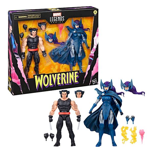 Wolverine 50th Anniversary: Marvel Legends - 2-Pack Wolverine & Psylocke 15 cm