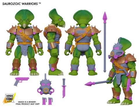 Saurozoic Warriors: Ceratopsian Guard 14 cm