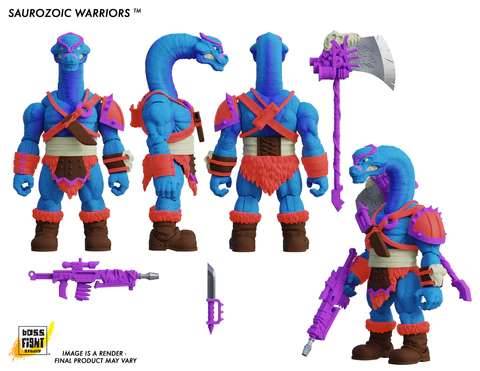 Saurozoic Warriors: Range Brakhion 14 cm