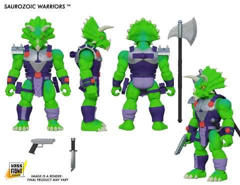 Saurozoic Warriors: Triax Skiver 14 cm