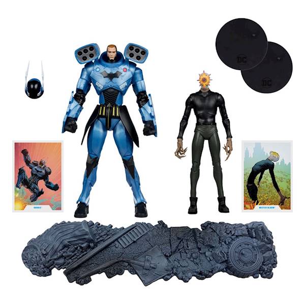 2-Pack Rookie & Mr. Bloom: DC Multiverse (Batman: Endgame) (Gold Label) (SDCC) 18 cm