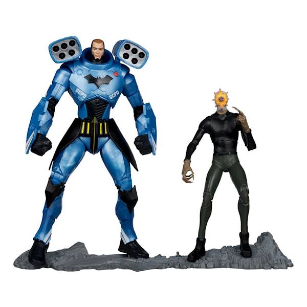 2-Pack Rookie & Mr. Bloom: DC Multiverse (Batman: Endgame) (Gold Label) (SDCC) 18 cm
