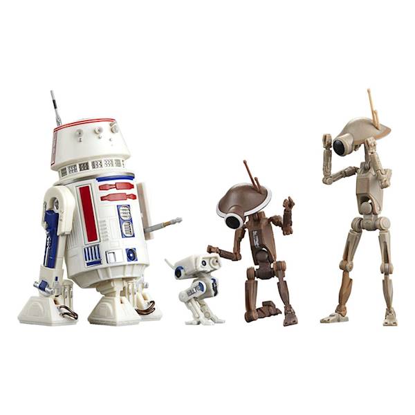 4-Pack R5-D4, BD-72 & Pit Droids - Star Wars: The Mandalorian Black Series