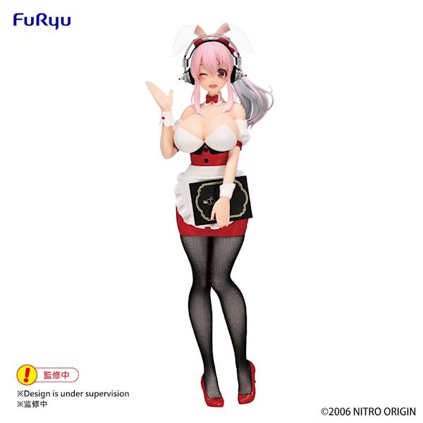 Super Sonico: BiCute Bunnies - Super Sonico Waitress Ver. 28 cm