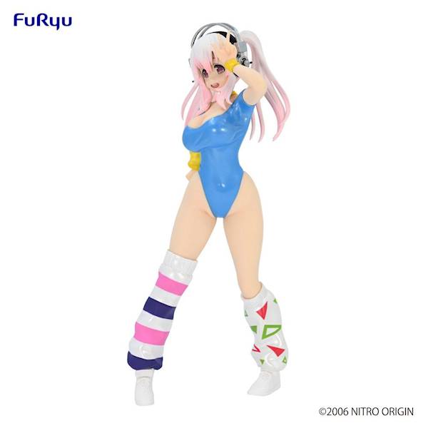 Super Sonico Concept Figure 80's/Another Color/Blue Ver. 18 cm (reedycja)
