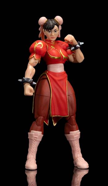 Ultra Street Fighter II: The Final Challengers 1/12 Chun-Li Player 2 Red Ver. 15 cm