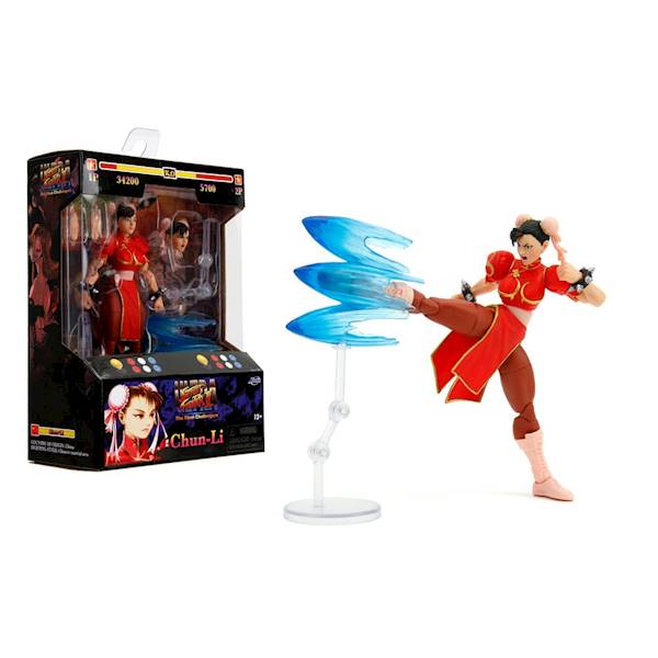 Ultra Street Fighter II: The Final Challengers 1/12 Chun-Li Player 2 Red Ver. 15 cm