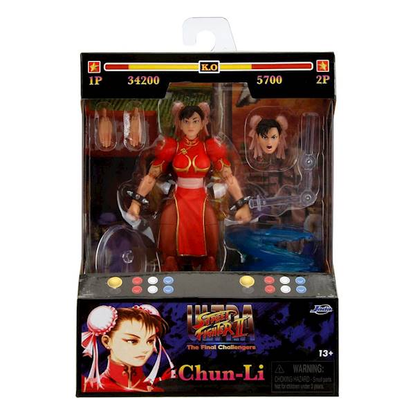 Ultra Street Fighter II: The Final Challengers 1/12 Chun-Li Player 2 Red Ver. 15 cm