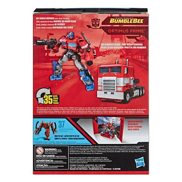 Transformers: 38 Optimus Prime - Studio Series Voyager, Bumblebee Movie 17 cm