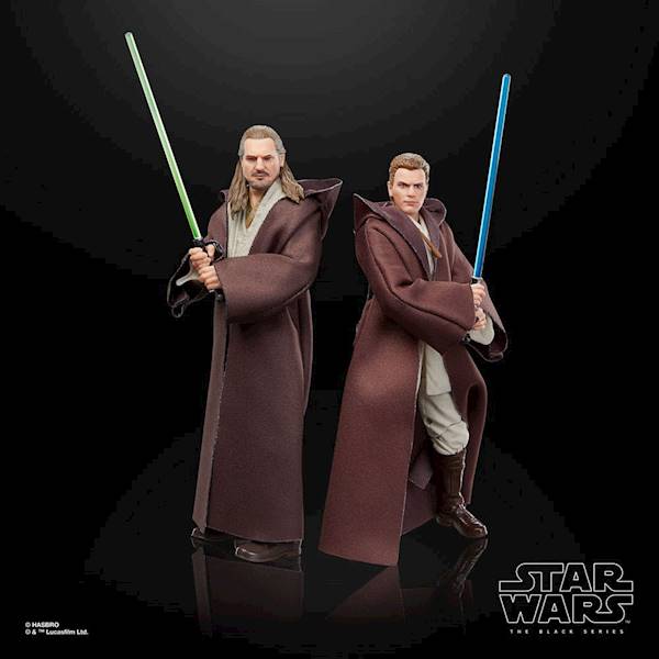 Star Wars: 3-Pack Qui-Gon Jinn, Darth Maul, Obi-Wan Kenobi - Episode I Black Series  15 cm