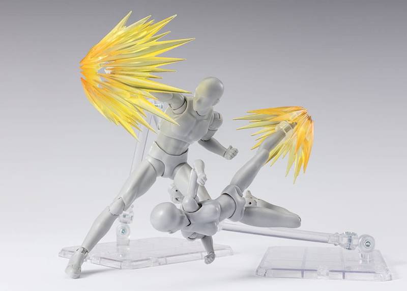 Tamashii Effect: Accessory Shock Impact Yellow Ver. dla figurek S.H.Figuarts