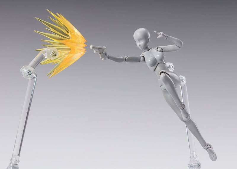 Tamashii Effect: Accessory Shock Impact Yellow Ver. dla figurek S.H.Figuarts