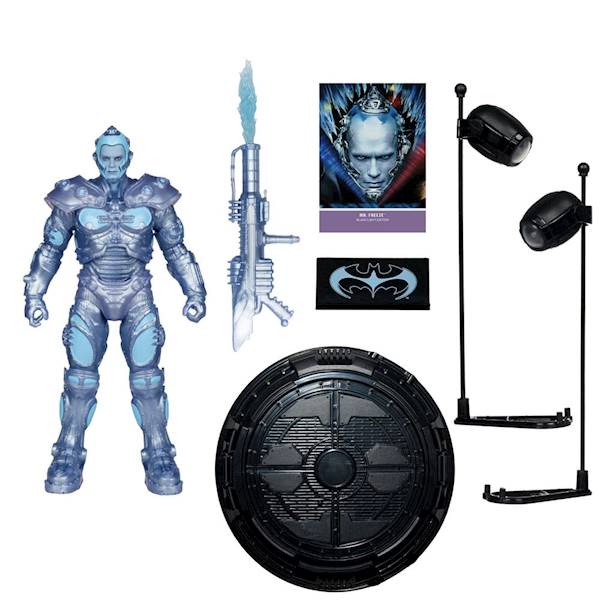 Batman & Robin: Mr. Freeze - DC Multiverse (Black Light Edition) (Gold Label) 18 cm