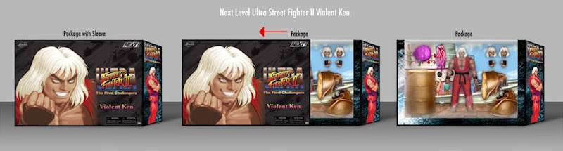 Ultra Street Fighter II: The Final Challengers 1/12 Violent Ken Next Level SDCC 2024 Exclusive 15 cm