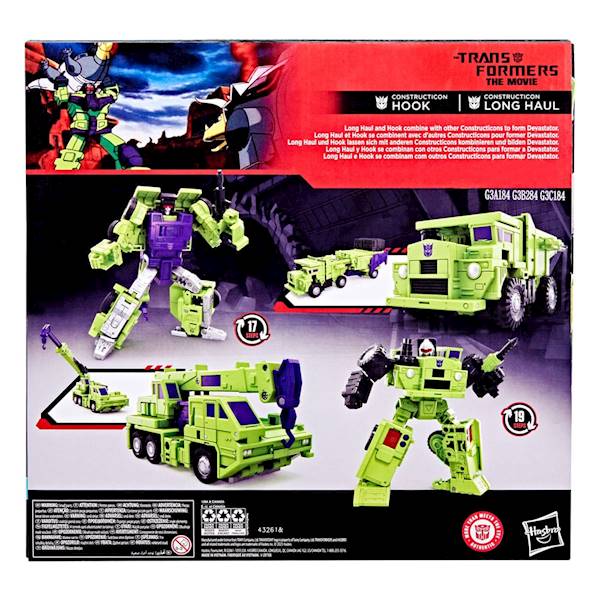 [PRZEDSPRZEDAŻ] Transformers: The Movie - 2-Pack Constructicon Hook & Constructicon Long Haul 16 cm