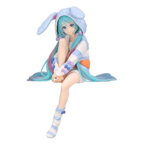 [PRZEDSPRZEDAŻ] Hatsune Miku Noodle Stopper - Hatsune Miku Rabbit Ear Hood Pajama Blue Color Ver. 14 cm