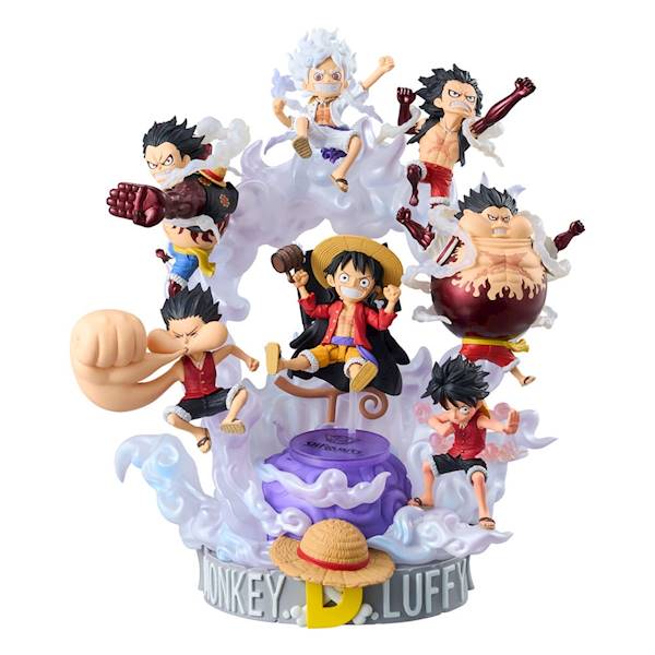One Piece World Collactable Figures x S.H. Figuarts - Monkey D. Luffy 8 cm