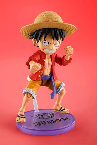 One Piece World Collactable Figures x S.H. Figuarts - Monkey D. Luffy 8 cm