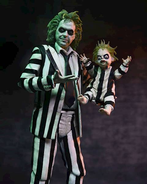 [PRZEDSPRZEDAŻ] Beetlejuice 2 Ultimate - Striped Suit Beetlejuice 17 cm