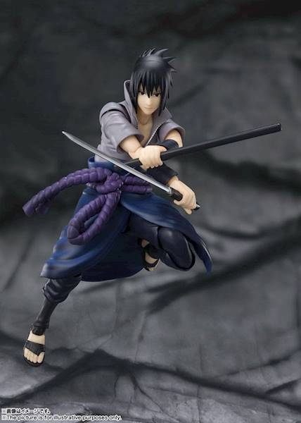 Naruto Shippuden: Sasuke Uchiha - S.H. Figuarts -He who bears all Hatred- 15 cm