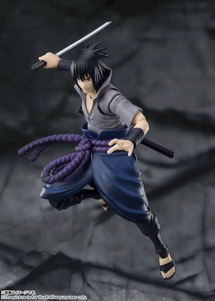 Naruto Shippuden: Sasuke Uchiha - S.H. Figuarts -He who bears all Hatred- 15 cm