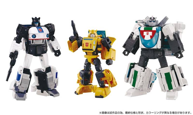 [Przedsprzedaż] Transformers: 3-Pack Cybertron Chase - Dramatic Capture Series 10-13 cm