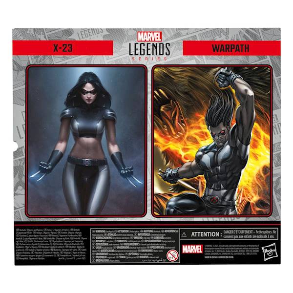 X-Force: 2-Pack X-23 & Warpath - Marvel Legends 15 cm