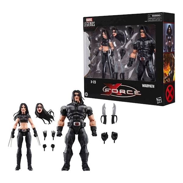 X-Force: 2-Pack X-23 & Warpath - Marvel Legends 15 cm