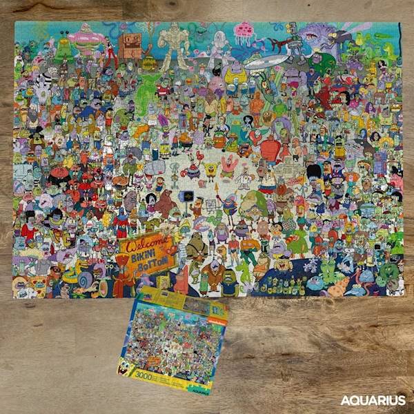 Puzzle SpongeBob Jigsaw Bikini Dolne (3000 elementów)